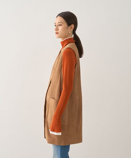 DESIGNWORKS / デザインワークス ベスト | ゴートスエードロングジレベスト | 詳細21