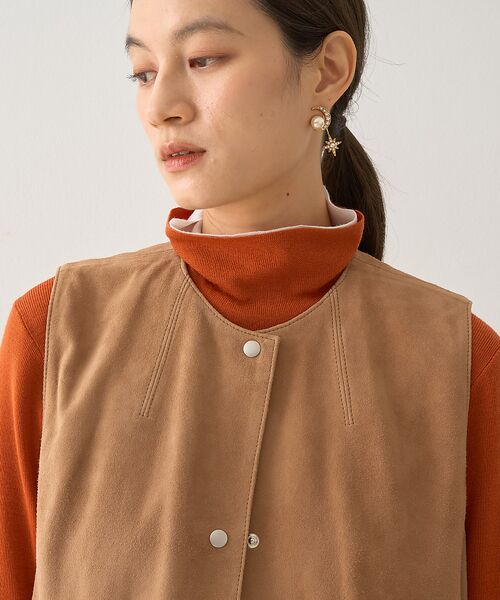 DESIGNWORKS / デザインワークス ベスト | ゴートスエードロングジレベスト | 詳細23