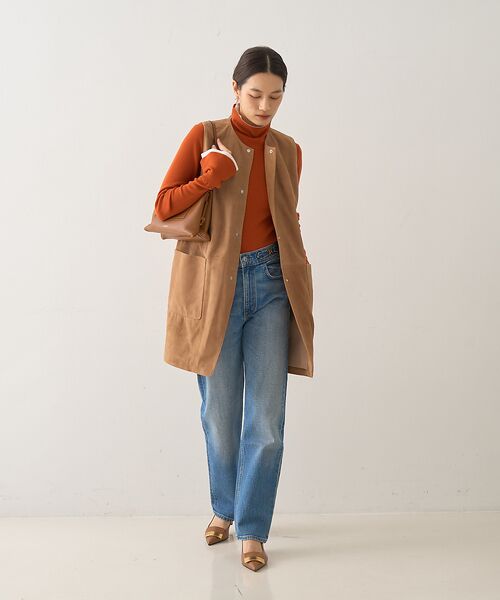 DESIGNWORKS / デザインワークス ベスト | ゴートスエードロングジレベスト | 詳細7