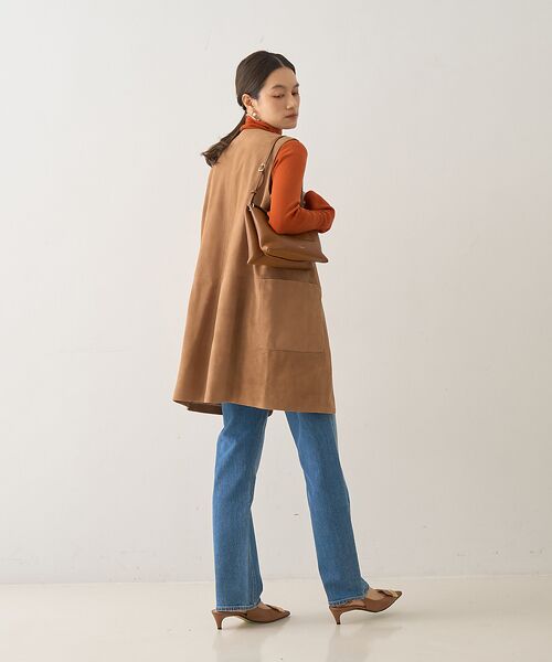 DESIGNWORKS / デザインワークス ベスト | ゴートスエードロングジレベスト | 詳細8