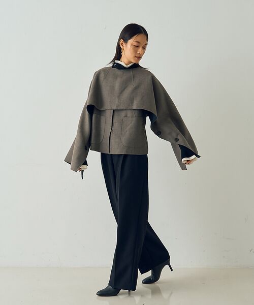 DESIGNWORKS / デザインワークス その他アウター | ダブルフェイスケープ＆ベスト | 詳細10
