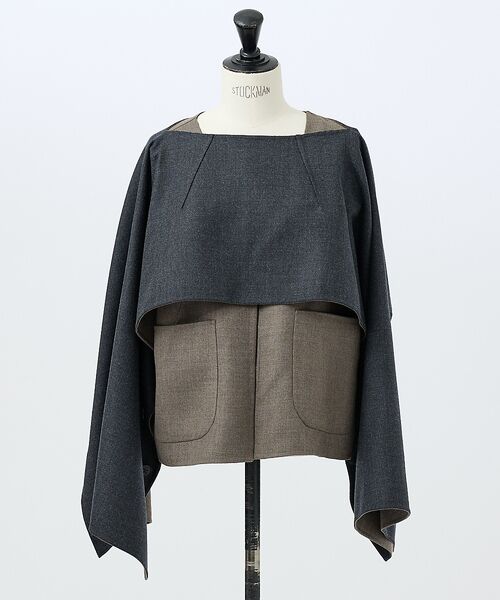 DESIGNWORKS / デザインワークス その他アウター | ダブルフェイスケープ＆ベスト | 詳細14