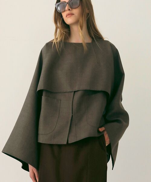 DESIGNWORKS / デザインワークス その他アウター | ダブルフェイスケープ＆ベスト | 詳細2