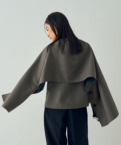 DESIGNWORKS / デザインワークス その他アウター | ダブルフェイスケープ＆ベスト | 詳細4