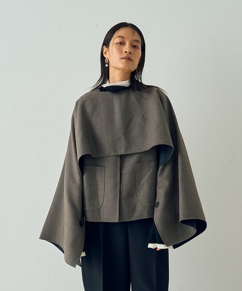 DESIGNWORKS / デザインワークス その他アウター | ダブルフェイスケープ＆ベスト | 詳細6