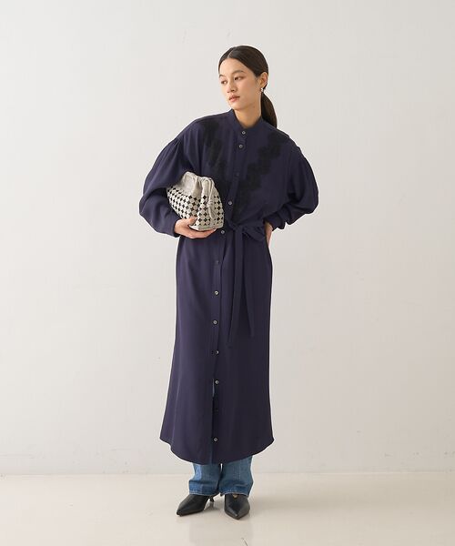 DESIGNWORKS / デザインワークス ワンピース | レースコンビシャツワンピース | 詳細14