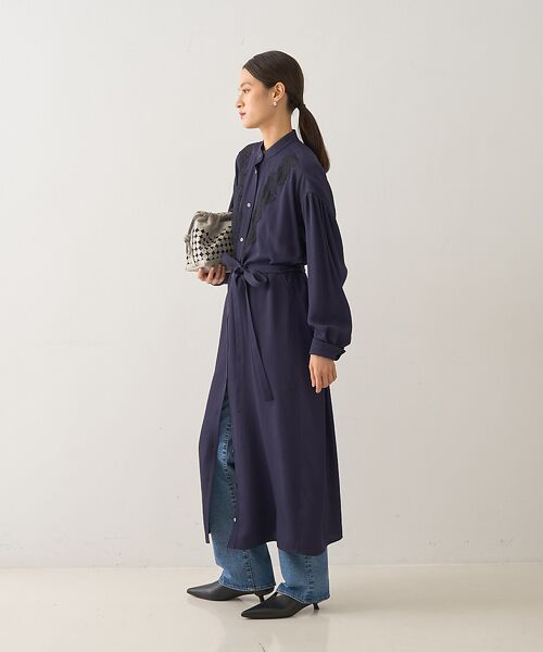 DESIGNWORKS / デザインワークス ワンピース | レースコンビシャツワンピース | 詳細15