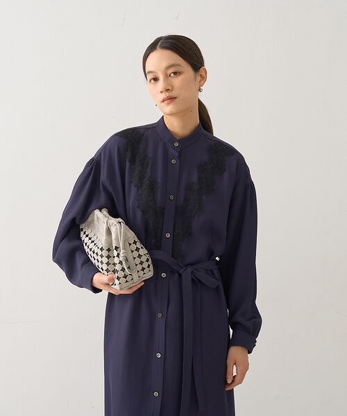 DESIGNWORKS / デザインワークス ワンピース | レースコンビシャツワンピース | 詳細18