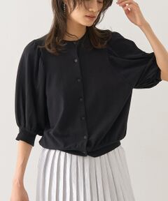 DESIGNWORKS / デザインワークス カーディガン・ボレロ | 袖ギャザーショートカーディガン