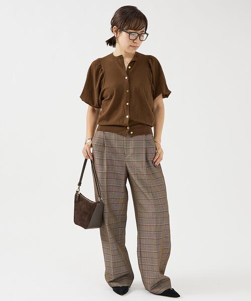 DESIGNWORKS / デザインワークス カーディガン・ボレロ | 袖ギャザーショートカーディガン | 詳細9