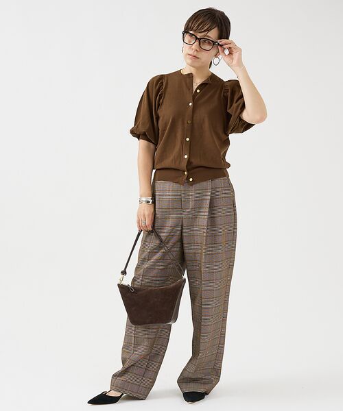 DESIGNWORKS / デザインワークス カーディガン・ボレロ | 袖ギャザーショートカーディガン | 詳細10