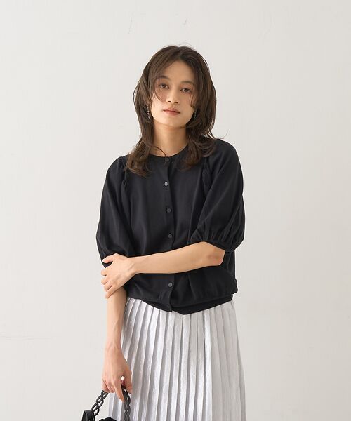 DESIGNWORKS / デザインワークス カーディガン・ボレロ | 袖ギャザーショートカーディガン | 詳細11