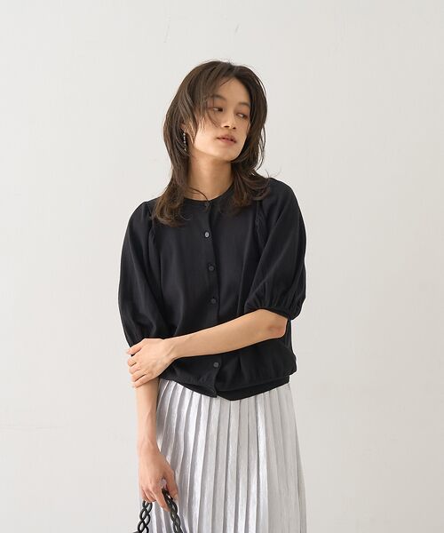 DESIGNWORKS / デザインワークス カーディガン・ボレロ | 袖ギャザーショートカーディガン | 詳細12