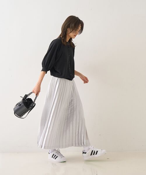 DESIGNWORKS / デザインワークス カーディガン・ボレロ | 袖ギャザーショートカーディガン | 詳細16