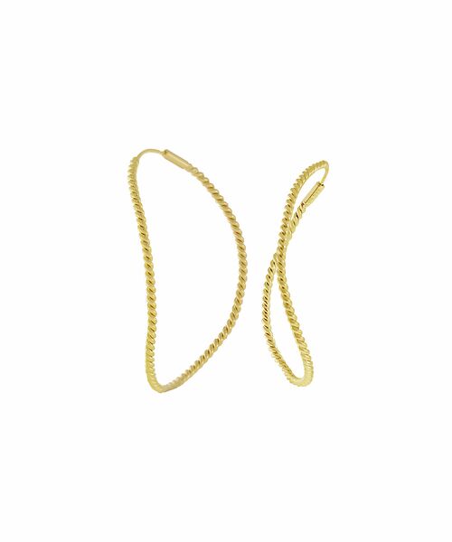 BARJEWELLERY シルバー コンターイヤリング BARJEWELLERY(バージュエリー) | コンター ピアス - シルバー