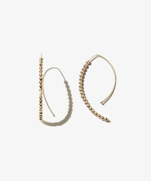 DESIGNWORKS / デザインワークス ピアス・イヤリング | 【MIZUKI /ミズキ】カットビーズ フープピアス small | 詳細2