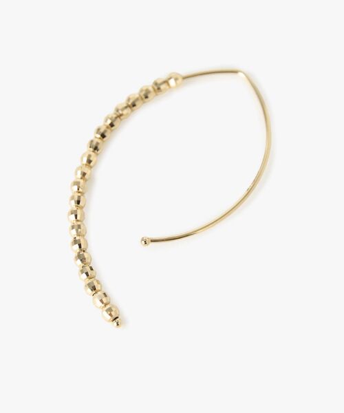 DESIGNWORKS / デザインワークス ピアス・イヤリング | 【MIZUKI /ミズキ】カットビーズ フープピアス small | 詳細3