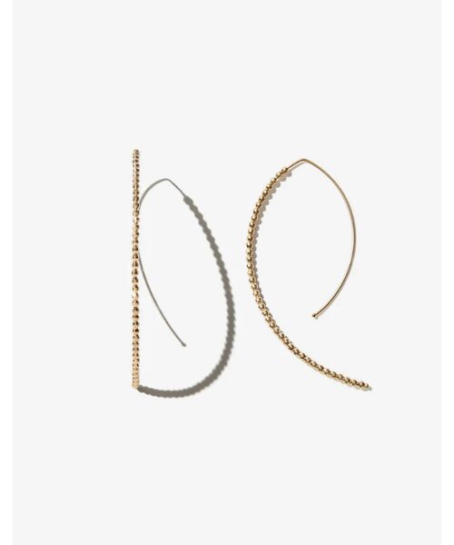 DESIGNWORKS / デザインワークス ピアス・イヤリング | 【MIZUKI /ミズキ】カットビーズ フープピアス large | 詳細1