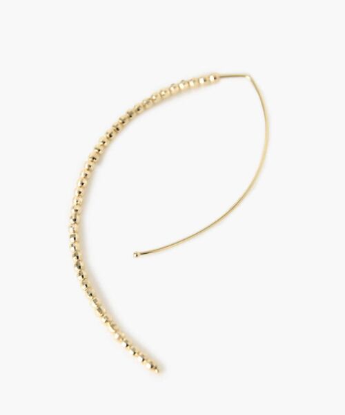 DESIGNWORKS / デザインワークス ピアス・イヤリング | 【MIZUKI /ミズキ】カットビーズ フープピアス large | 詳細3