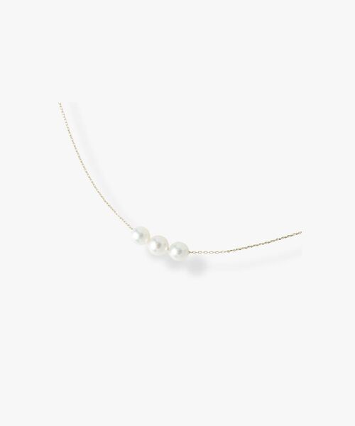 DESIGNWORKS / デザインワークス ネックレス・ペンダント・チョーカー | 【MIZUKI /ミズキ】スリーアコヤパール スライダーネックレス | 詳細3