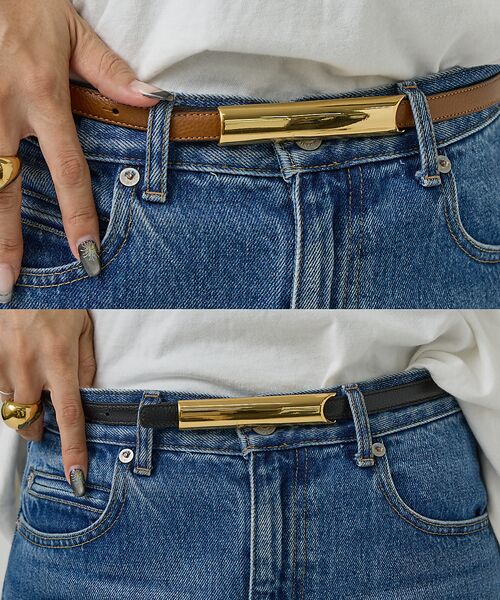 DESIGNWORKS / デザインワークス ベルト・サスペンダー | 【ATELIER AMBOISE/アトリエアンボワーズ】チューブリバーシブルベル | 詳細10