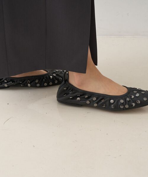 DESIGNWORKS / デザインワークス バレエシューズ | 【JVAM/ジェイヴイエーエム】CARLOTTA　スタッズ フラットシューズ | 詳細2
