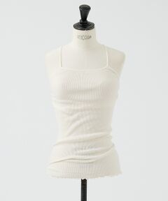 DESIGNWORKS / デザインワークス キャミソール・チューブトップ | 【HAKUJI/ハクジ】Wool rib bra camisole　リブキャミソ