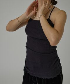 DESIGNWORKS / デザインワークス キャミソール・チューブトップ | 【HAKUJI/ハクジ】Wool rib bra camisole　リブキャミソ