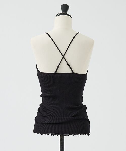 DESIGNWORKS / デザインワークス キャミソール・チューブトップ | 【HAKUJI/ハクジ】Wool rib bra camisole　リブキャミソ | 詳細8
