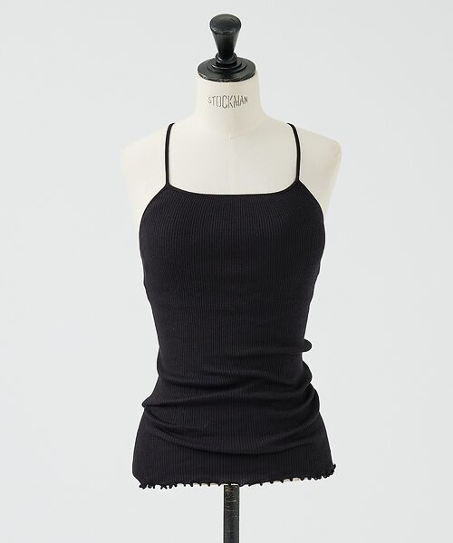 DESIGNWORKS / デザインワークス キャミソール・チューブトップ | 【HAKUJI/ハクジ】Wool rib bra camisole　リブキャミソ | 詳細9
