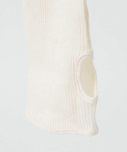 DESIGNWORKS / デザインワークス Tシャツ | 【HAKUJI/ハクジ】Wool rib layerd レイヤードロングスリーブ | 詳細5