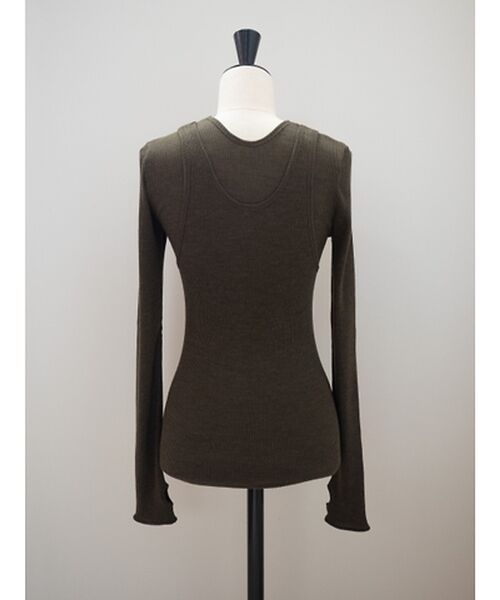 DESIGNWORKS / デザインワークス Tシャツ | 【HAKUJI/ハクジ】Wool rib layerd レイヤードロングスリーブ | 詳細11