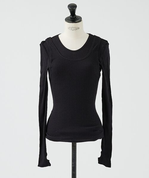 DESIGNWORKS / デザインワークス Tシャツ | 【HAKUJI/ハクジ】Wool rib layerd レイヤードロングスリーブ | 詳細12
