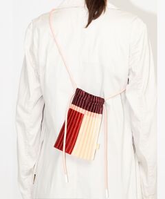 DESIGNWORKS / デザインワークス バッグ | 【MULTITUDES / マルチチューズ】MINI　BAG　サテンプリーツクロ