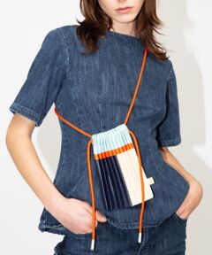 DESIGNWORKS / デザインワークス バッグ | 【MULTITUDES / マルチチューズ】MINI　BAG　サテンプリーツクロ