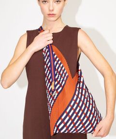 DESIGNWORKS / デザインワークス ショルダーバッグ | 【MULTITUDES / マルチチューズ】Y BAG　プリーツショルダーバッグ