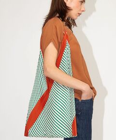 DESIGNWORKS / デザインワークス ショルダーバッグ | 【MULTITUDES / マルチチューズ】Y BAG　プリーツショルダーバッグ