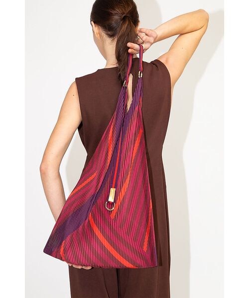 DESIGNWORKS / デザインワークス ショルダーバッグ | 【MULTITUDES / マルチチューズ】Y BAG　プリーツショルダーバッグ | 詳細3