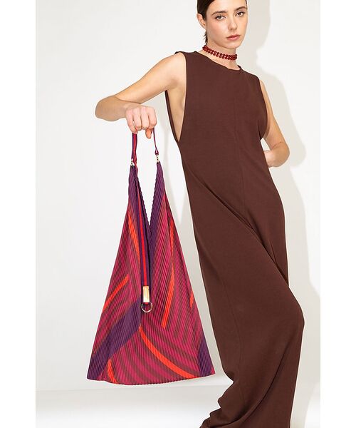 DESIGNWORKS / デザインワークス ショルダーバッグ | 【MULTITUDES / マルチチューズ】Y BAG　プリーツショルダーバッグ | 詳細4