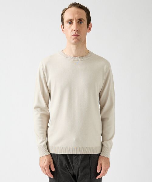 DESIGNWORKS / デザインワークス ニット・セーター | 【カシミアタッチ / 25AWカラー】クルーネック ニット | 詳細2