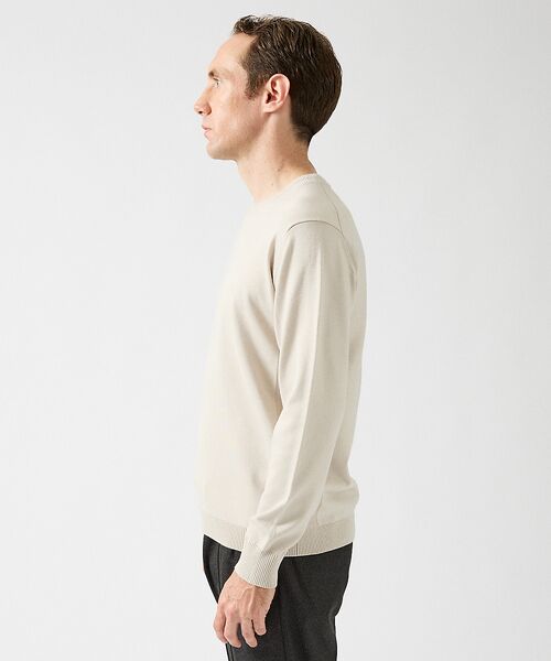 DESIGNWORKS / デザインワークス ニット・セーター | 【カシミアタッチ / 25AWカラー】クルーネック ニット | 詳細3