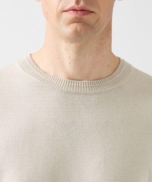 DESIGNWORKS / デザインワークス ニット・セーター | 【カシミアタッチ / 25AWカラー】クルーネック ニット | 詳細5