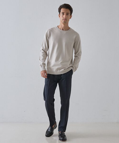 DESIGNWORKS / デザインワークス ニット・セーター | 【カシミアタッチ / 25AWカラー】クルーネック ニット | 詳細9