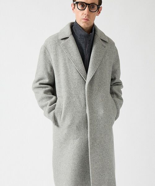 DESIGNWORKS / デザインワークス アウター | Super110's バルカラーコート / リバー仕立て | 詳細13