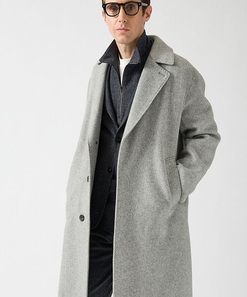 DESIGNWORKS / デザインワークス アウター | Super110's バルカラーコート / リバー仕立て | 詳細14