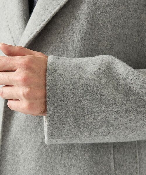 DESIGNWORKS / デザインワークス アウター | Super110's バルカラーコート / リバー仕立て | 詳細5