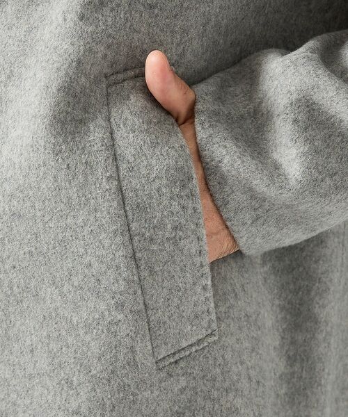 DESIGNWORKS / デザインワークス アウター | Super110's バルカラーコート / リバー仕立て | 詳細6