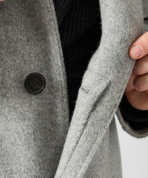 DESIGNWORKS / デザインワークス アウター | Super110's バルカラーコート / リバー仕立て | 詳細7
