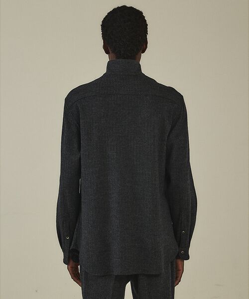 DESIGNWORKS / デザインワークス シャツ・ブラウス | 【スリーピース対応】フリングウール スムースジャージー プルオーバー ジップシャ | 詳細2