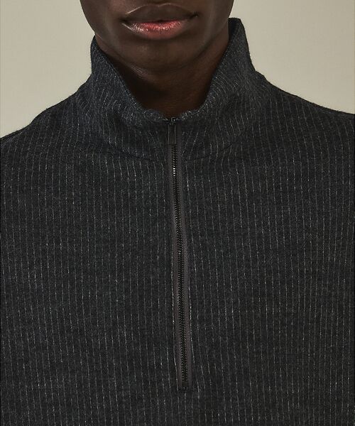 DESIGNWORKS / デザインワークス シャツ・ブラウス | 【スリーピース対応】フリングウール スムースジャージー プルオーバー ジップシャ | 詳細3